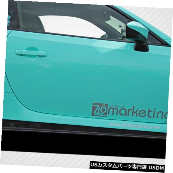 Side Skirts Body Kit 13-18 Scion FRS 86-Rオーバーストックカーボンサイドスカートワイドボディキット!!! 109106 13-18 Scion FRS 86-R Overstock Carbon Side Skirts Wide Body Kit!!! 109106 【並行輸入品】