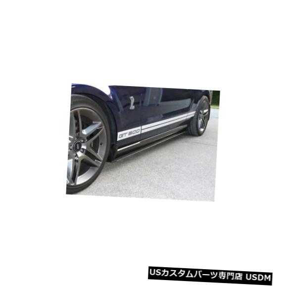 Side Skirts Body Kit 10-14フォードマスタングTruFiberカーボンファイバーLG37サイドスカートスプリッター！ TC10025-LG37 10-14 Ford Mustang TruFiber Carbon Fiber LG37 Side Skirt Splitters! TC10025-LG37 【並行輸入品】