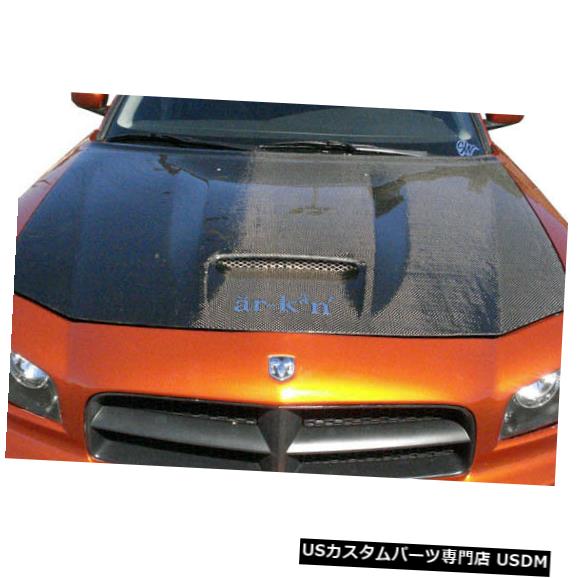 ボンネット 06-10ダッジチャージャーSRTルックカーボンファイバークリエーションズボディキット-フード!!! 104748 06-10 Dodge Charger SRT Look Carbon Fiber Creations Body Kit- Hood!!! 104748 【並行輸入品】