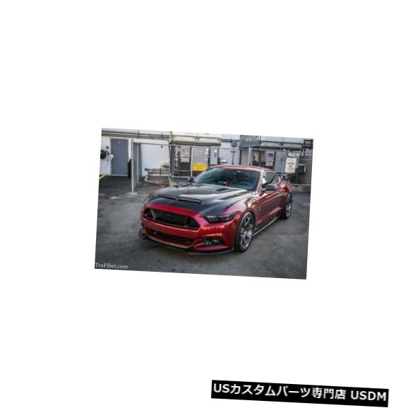 ボンネット 15-17フォードマスタングTruFiberカーボンファイバーKRボディキット-フード!!! TC10026-A53 15-17 Ford Mustang TruFiber Carbon Fiber KR Body Kit- Hood!!! TC10026-A53 【並行輸入品】
