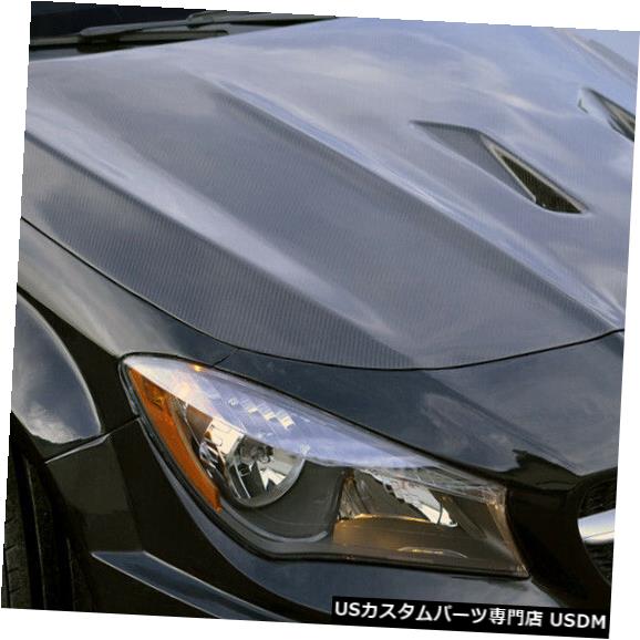 ボンネット 14-15メルセデスCLAブラックシリーズルックカーボンファイバーボディキット-フード!!! 112025 14-15 Mercedes CLA Black Series Look Carbon Fiber Body Kit- Hood!!! 112025 【並行輸入品】