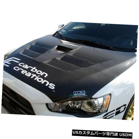 ボンネット 08-15三菱エボリューションGTコンセプトカーボンファイバーボディキット-フード!!! 104643 08-15 Mitsubishi Evolution GT Concept Carbon Fiber Body Kit- Hood!!! 104643 【並行輸入品】