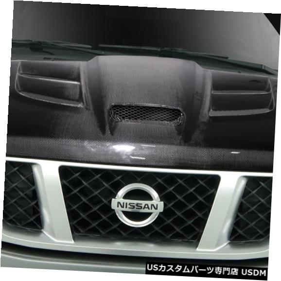 ボンネット 04-15日産タイタンヴァイパールックカーボンファイバークリエーションズボディキット-フードに適合！ 113465 04-15 Fits Nissan Titan Viper Look Carbon Fiber Creations Body Kit- Hood! 113465 【並行輸入品】