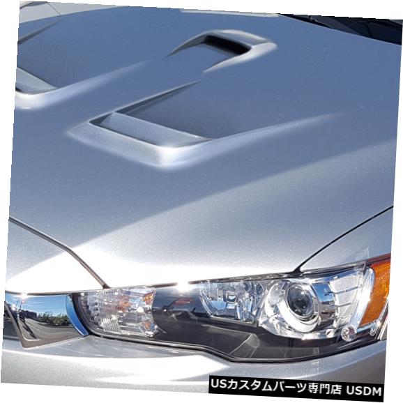 ボンネット 08-17三菱ランサーD Spcデュラフレックスボディキット-フード!!! 114385 08-17 Mitsubishi Lancer D Spc Duraflex Body Kit- Hood!!! 114385 【並行輸入品】