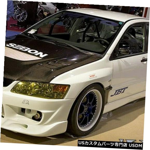 ボンネット 03-06三菱ランサーCWセイボンカーボンファイバーボディキットフード!! HD0305MITEVO8- CW 03-06 Mitsubishi Lancer CW Seibon Carbon Fiber Body Kit- Hood!! HD0305MITEVO8-CW 【並行輸入品】