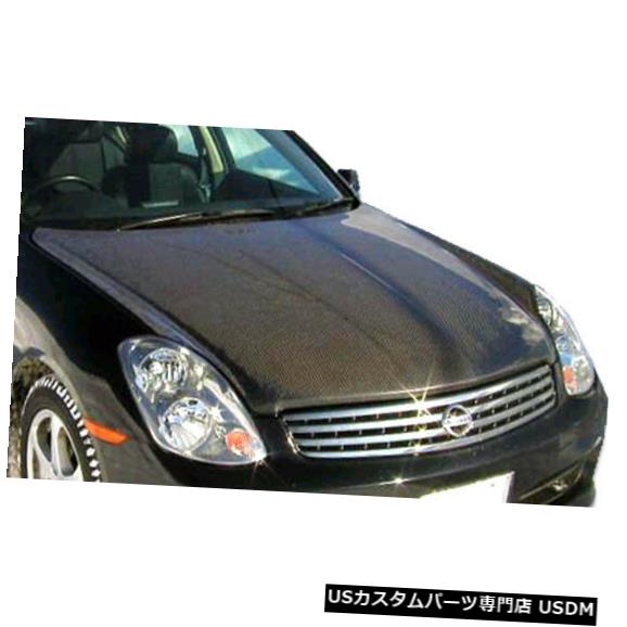 ボンネット 03-04適合Infiniti G Sedan 4DR OEMカーボンファイバークリエーションボディキット-フード104739 03-04 Fits Infiniti G Sedan 4DR OEM Carbon Fiber Creations Body Kit- Hood 104739 【並行輸入品】｜カスタムパーツ WORLD倉庫