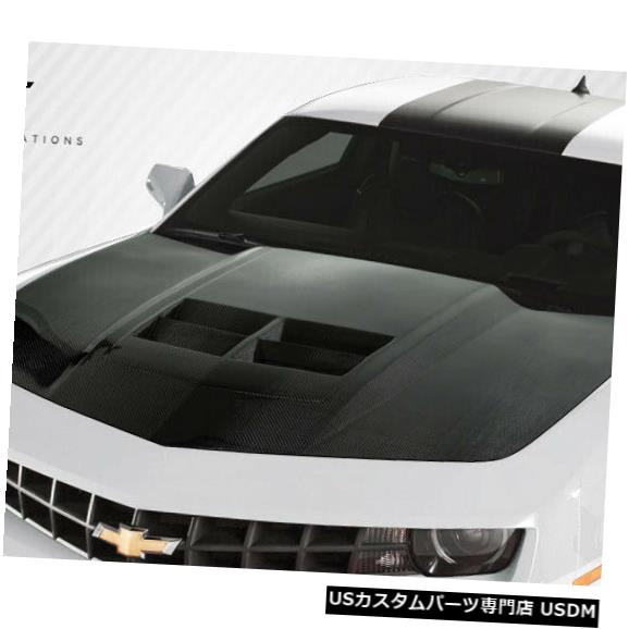 ボンネット 10-15シボレーカマロZL1ルックカーボンファイバークリエーションズボディキット-フード!!! 108186 10-15 Chevrolet Camaro ZL1 Look Carbon Fiber Creations Body Kit- Hood!!! 108186 【並行輸入品】