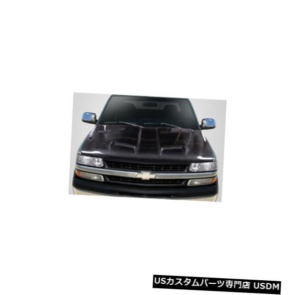 ボンネット 99-02シボレーシルバラードデュアルラムエアカーボンファイバーボディキット-フード!!! 115434 99-02 Chevrolet Silverado Dual Ram Air Carbon Fiber Body Kit- Hood!!! 115434 【並行輸入品】