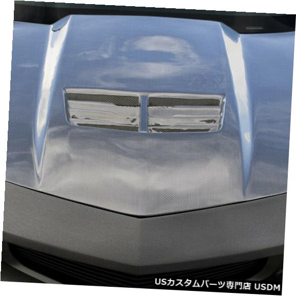 ボンネット 10-15シボレーカマロスティングレイZルックカーボンファイバーボディキット-フード!!! 109926 10-15 Chevrolet Camaro Stingray Z Look Carbon Fiber Body Kit- Hood!!! 109926 【並行輸入品】