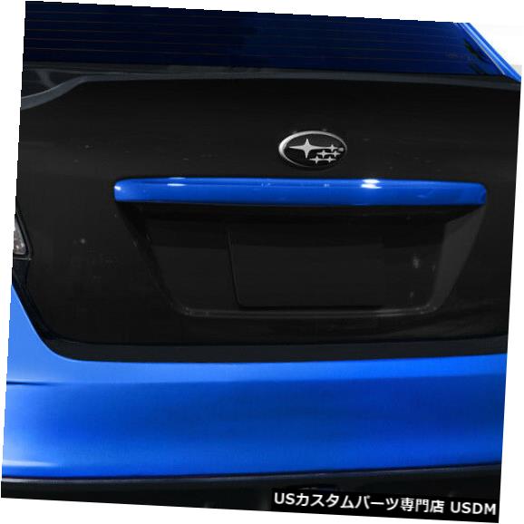Trunk 15-18スバルWRX NBRコンセプトデュラフレックスボディキット-トランク/ハット h !!! 109829 15-18 Subaru WRX NBR Concept Duraflex Body Kit-Trunk/Hatch!!! 109829 【並行輸入品】|カスタムパーツ WORLD倉庫