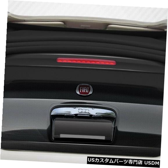 Trunk 12-15フィアット500コンバーチブルOEM DriTech Overstock CFボディキット-トランク/ハット h！ 113134 12-15 Fiat 500 Convertible OEM DriTech Overstock CF Body Kit-Trunk/Hatch! 113134 【並行輸入品】