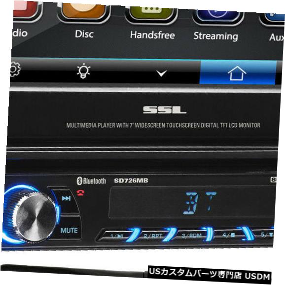 In-Dash SSL SD726MBシングルディン7 \