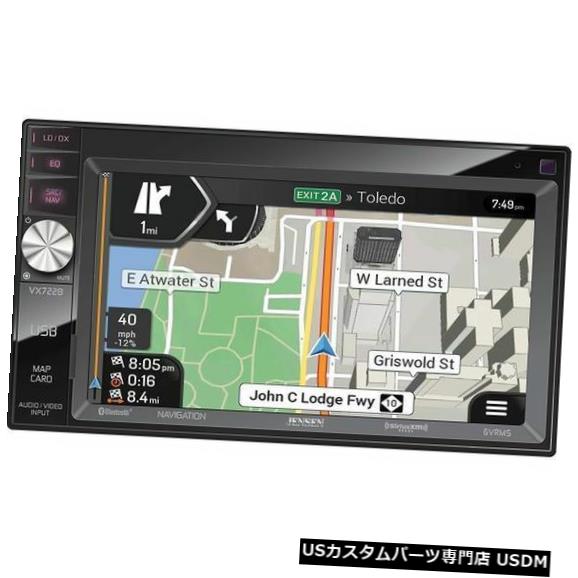 In-Dash Jensen VX7228ダブルディンインダッシュデジタルメディアカーステレオレシーバー Jensen VX7228 Double Din In-Dash Digital Media Car Stereo Receiver 【並行輸入品】
