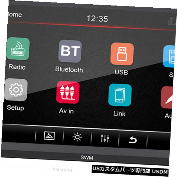 In-Dash HD 2 DINカーMP5プレーヤー7 '' TFTスクリーンBluetooth AUX-in FMラジオUSB AV in Dash HD 2 DIN Car MP5 Player 7'' TFT Screen Bluetooth AUX-in FM Radio USB AV In Dash 【並行輸入品】