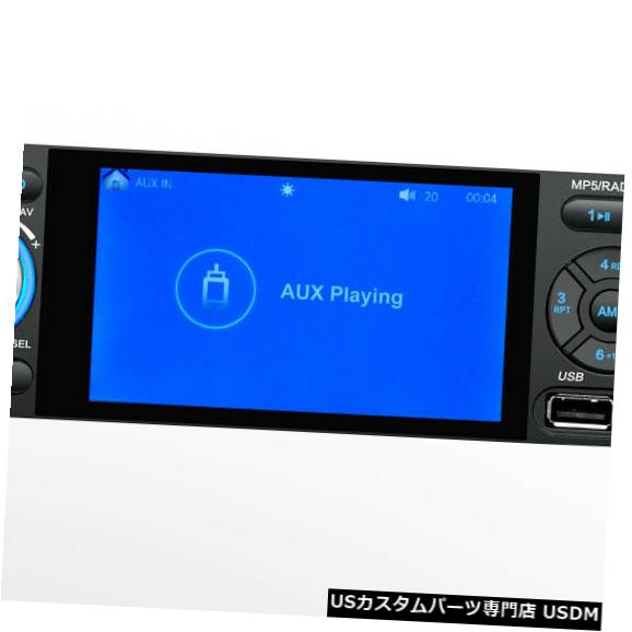 In-Dash 4.1インチダッシュオーディオカーHDラジオステレオBluetooth 2 USB MP5プレーヤーバックカム 4.1\