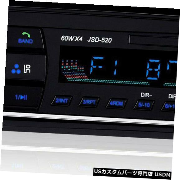 In-Dash BTカーステレオオーディオインダッシュFM AUX入力レシーバーTF USB MP3ラジオプレーヤー BT Car Stereo Audio In-Dash FM Aux Input Receiver TF USB MP3 Radio Player 【並行輸入品】
