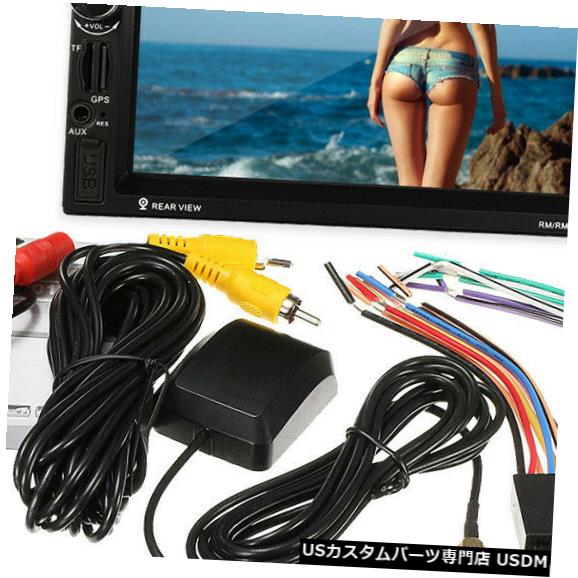 In-Dash 7 ''ダッシュカムのGPSナビゲーションHD 2DIN車ステレオMP5プレーヤーDVR Bluetoothラジオ 7'' GPS Navigation HD 2DIN Car Stereo MP5 Player DVR Bluetooth Radio In Dash Cam 【並行輸入品】