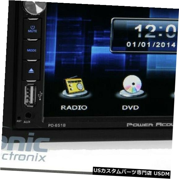 In-Dash Power Acoustik 6.5？ 2001/2005 Honda Non-SE / Si向けDVD / CDプレーヤーインダッシュレシーバー Power Acoustik 6.5” DVD/CD Player In-Dash Receiver For 2001-2005 Honda Non-SE/Si 【並行輸入品】 42,543円