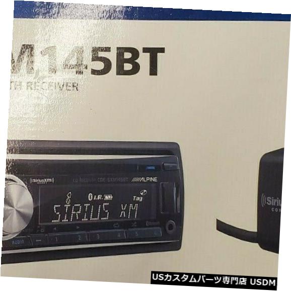 In-Dash siriusXMチューナー付きダッシュレシーバーのAlpine CDE-SXM145BT Alpine CDE-SXM145BT In Dash Receiver With siriusXM Tuner 【並行輸入品】
