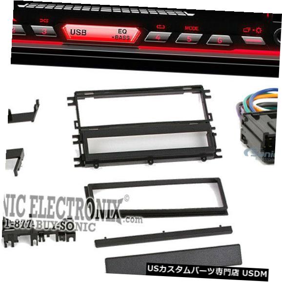 In-Dash JVC CDプレーヤーインダッシュレシーバーUSB / MP3 + 2000-2004三菱モンテロ用リモート JVC CD Player In-dash Receiver USB/MP3 + Remote For 2000-2004 Mitsubishi Montero 【並行輸入品】