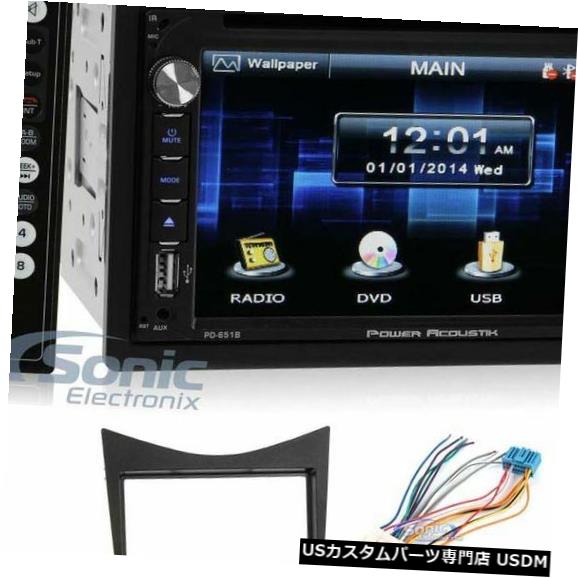 In-Dash パワーAcoustik 6.5 "2003-2007ホンダアコード用2 DINカーインダッシュレシーバー Power Acoustik 6.5" 2 DIN Car In-Dash Receiver For 2003-2007 Honda Accord 【並行輸入品】｜カスタムパーツ WORLD倉庫 44,616円
