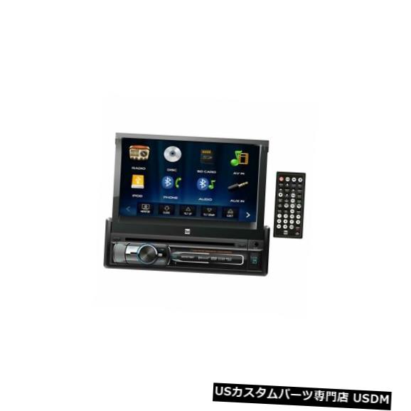 In-Dash デュアルXDVD176BT 7シングルdinインダッシュDVD（電動タッチスクリーンBluetooth搭載） Dual XDVD176BT 7 Single-din In-dash Dvd With Motorized Touchscreen Bluetooth 【並行輸入品】