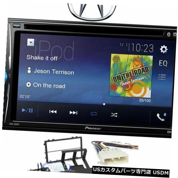 In-Dash 1996-1998 Acura TL用のパイオニアAVH-200EX 6.2 \