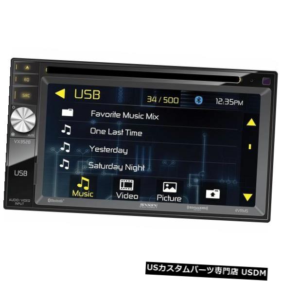 In-Dash 新着！ Jensen VX3528インダッシュDVD / CD /デジタルメディアカーステレオレシーバー、6.2インチLCD New! Jensen VX3528 In-Dash DVD/CD/Digital Media Car Stereo Receiver w/ 6.2\