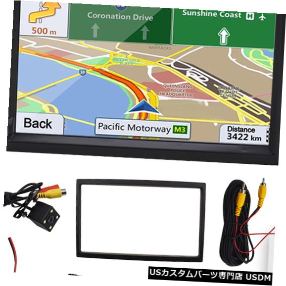 In-Dash Android 7.1ダブル2ディン7 "GPSナビゲーションインダッシュステレオラジオカーユニットBT USB +カメラ Android 7.1 Double 2 Din 7" GPS Nav In-Dash Stereo Radio Car Unit BT USB+CAMERA 【並行輸入品】｜カスタムパーツ WORLD倉庫