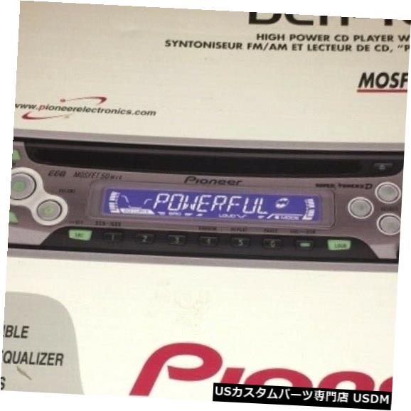 In Vintage Receiver Cdjプレーヤー In Dash Am Fm Cdプレーヤー 車用品 ボックスに新しいダッシュレシーバーam Fmのビンテージパイオニアdeh 1600 Deh 1600店車用品 バイク用品 In Pioneer その他 In Dash Box World倉庫 New Dash Cd Player カーナビ カー