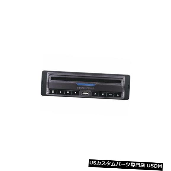In-Dash Soundstream VDVD-165シングルDIN In-Dash DVDプレーヤー、32 GB USB再生 Soundstream VDVD-165 Single-DIN In-Dash DVD Player w/ 32GB USB Playback 【並行輸入品】
