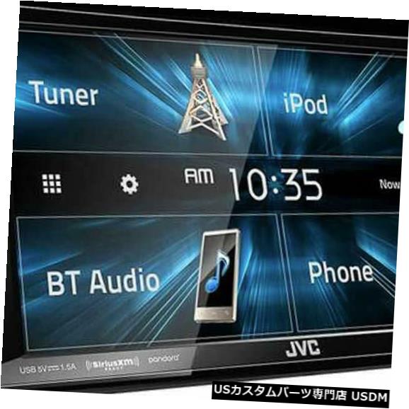 In-Dash JVC KW-V250BTマルチメディアレシーバーダブルDIN InDash 6.2 \