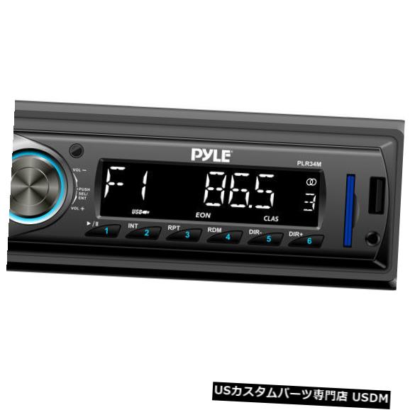 In-Dash Pyle PLR34M 240W車内ダッシュボードFM / USB / SDステレオレシーバーW / Aux-In iPod / MP3 Pyle PLR34M 240W Car In-Dash FM/USB/SD Stereo Receiver W/Aux-In for iPod/MP3 【並行輸入品】