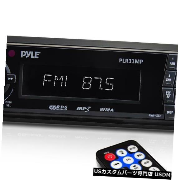 In-Dash Pyle PLR31MP In-Dash Am / Fm-Mpx PllチューニングカーラジオW /取り外し可能なフェイスパネルNew Pyle PLR31MP In-Dash Am/Fm-Mpx Pll Tuning Car Radio W/ Detachable Face Panel New 【並行輸入品】