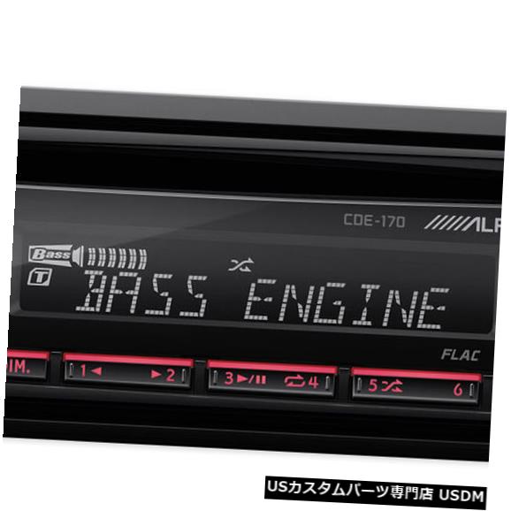 In-Dash ALPINE CDE-170インダッシュカーCDレシーバーステレオAndroid / MP3 / WM A / USB / AUX + Remo te ALPINE CDE-170 In-Dash Car CD Receiver Stereo Android/MP3/WMA/USB/AUX+Remote 【並行輸入品】｜カスタムパーツ WORLD倉庫