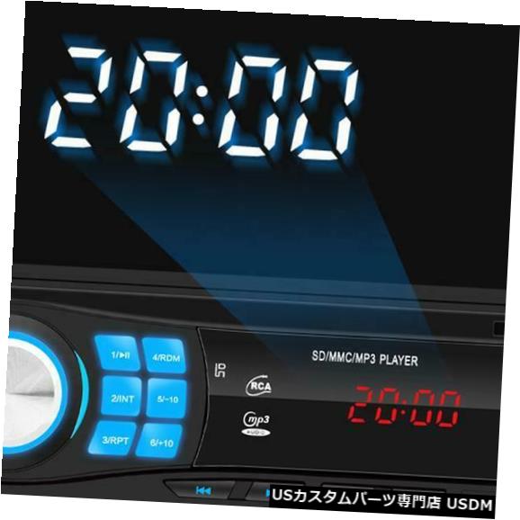 In-Dash BluetoothカーステレオオーディオインダッシュFM Aux入力レシーバーSD USB MP3ラジオプレーヤー Bluetooth Car Stereo Audio In-Dash FM Aux Input Receiver SD USB MP3 Radio Player 【並行輸入品】
