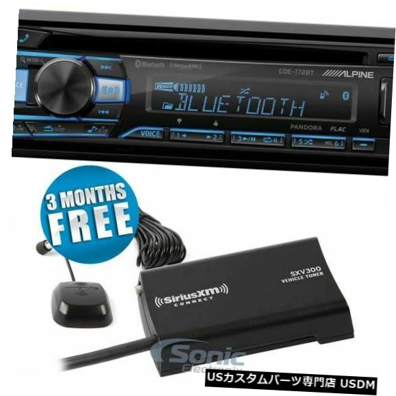 【楽天市場】InDash Alpine CDE172BT 1DIN Bluetooth InDash CDカーステレオレシーバー
