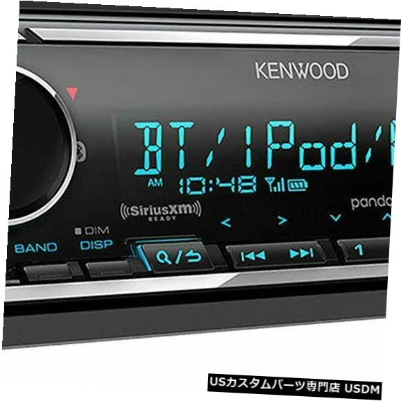 In-Dash Kenwood Kmm-Bt325UシングルDin Bluetooth Siriusxm対応インダッシュデジタルメディアカー Kenwood Kmm-Bt325U Single Din Bluetooth Siriusxm Ready In-Dash Digital Media Car 【並行輸入品】