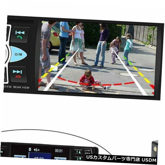 In-Dash Camechoシングルディンカーステレオラジオ4.1インチTftスクリーン駐車支援インダッシュ Camecho Single Din Car Stereo Radio 4.1'' Tft Screen Parking Assistance In-Dash 【並行輸入品】｜カスタムパーツ WORLD倉庫