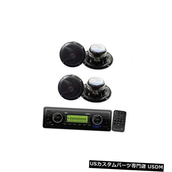 In-Dash Pyle IN-Dash Marine MP3 Player/USB & SD Card + 6.5\