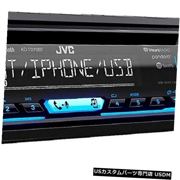 In-Dash Jvc Kd-Td70BtシングルDin BluetoothインダッシュCd Am / Fm Usb補助デジタルメディア Jvc Kd-Td70Bt Single Din Bluetooth In-Dash Cd Am/Fm Usb Auxiliary Digital Media 【並行輸入品】