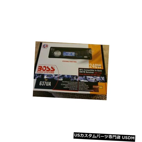 In-Dash Boss 637UA In-Dash CD / MP3 / USB / AM / FMカーステレオレシーバーボックスに新しい、密封なし Boss 637UA In-Dash CD/MP3/USB/AM/FM Car Stereo Receiver New in Box, not sealed 【並行輸入品】