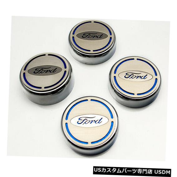 エンジンカバー 2015-2017 Mustang 4pcエンジン液キャップカバーセット-ブルーカーボンファイバーインレイ 2015-2017 Mustang 4pc Engine Fluid Cap Cover Set - Blue Carbon Fiber Inlay 【並行輸入品】