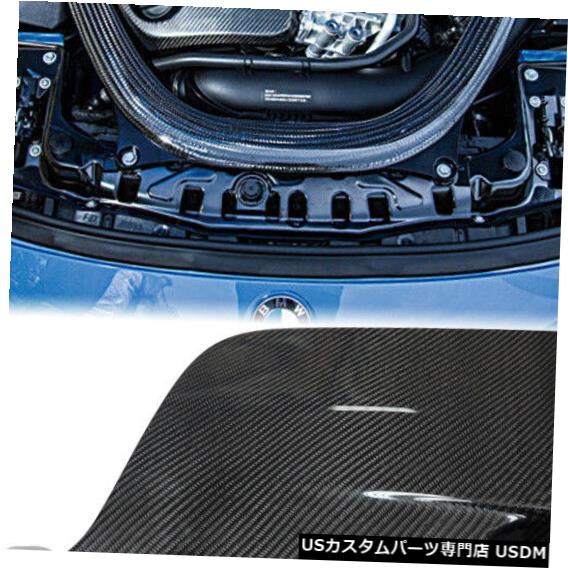 エンジンカバー BMW M4 F80 F82 F83 2014-2017のカーボンファイバー自動フロントフードエンジンカバートリム Carbon Fiber Auto Front Hood Engine Cover Trim For BMW M4 F80 F82 F83 2014-2017 【並行輸入品】