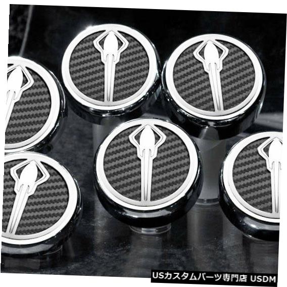 エンジンカバー C7 Corvette Manual 6pc Engine Cap Covers Set - Carbon Fiber & Stainless Stingray 【並行輸入品】