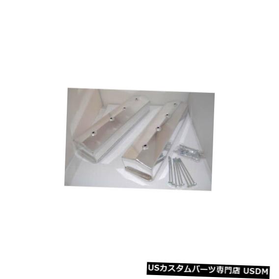エンジンカバー RPCエンジンバルブカバーセットR6234POL; SBC用の加工されたトールポリッシュアルミニウム RPC Engine Valve Cover Set R6234POL; Fabricated Tall Polished Aluminum for SBC 【並行輸入品】