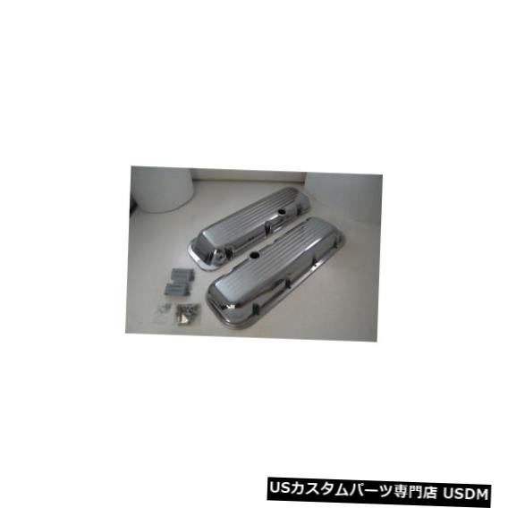 エンジンカバー RPCエンジンバルブカバーセットR6231-1; シボレーBBC用のプレーンポリッシュドアルミニウム RPC Engine Valve Cover Set R6231-1; Plain Polished Aluminum for Chevy BBC 【並行輸入品】