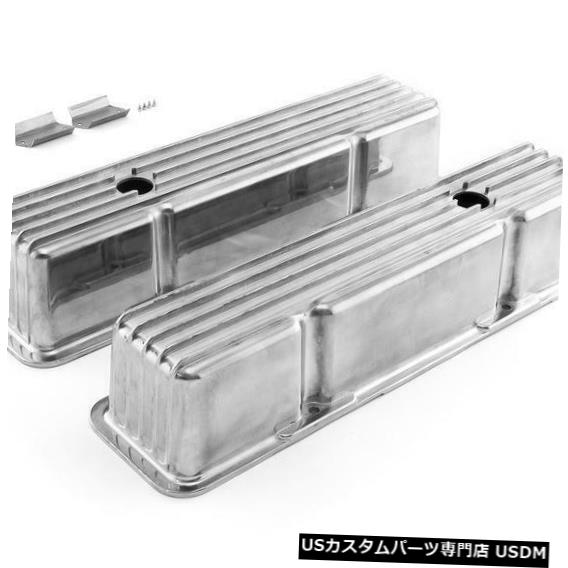 エンジンカバー SpeedmasterエンジンバルブカバーセットPCE314.1005; シボレー用の鋳造アルミニウム Speedmaster Engine Valve Cover Set PCE314.1005; Cast Aluminum for Chevy 【並行輸入品】