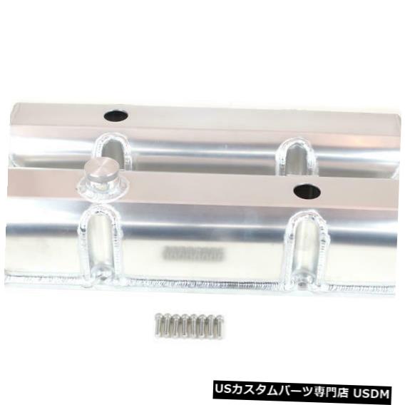 エンジンカバー カントンエンジンバルブカバー66-201; シボレーSBC用の加工されたトールサテンアルミニウム Canton Engine Valve Cover 66-201; Fabricated Tall Satin Aluminum for Chevy SBC 【並行輸入品】|カスタムパーツ WORLD倉庫
