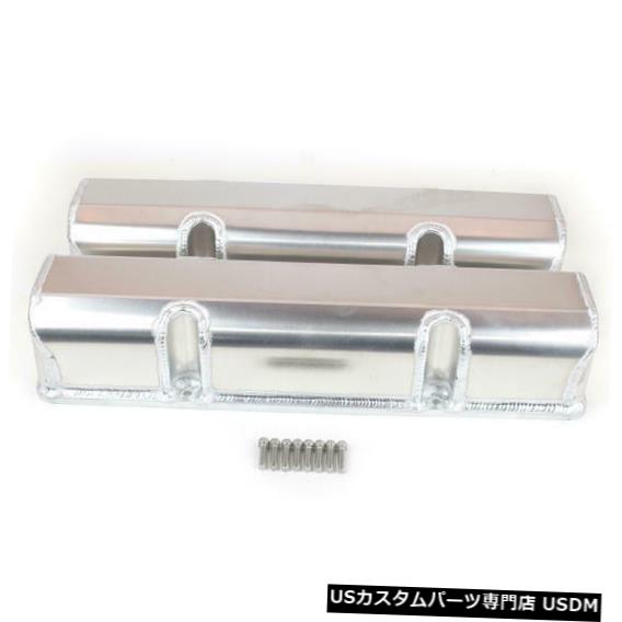 エンジンカバー カントンエンジンバルブカバー66-200; シボレーSBC用の加工されたトールサテンアルミニウム Canton Engine Valve Cover 66-200; Fabricated Tall Satin Aluminum for Chevy SBC